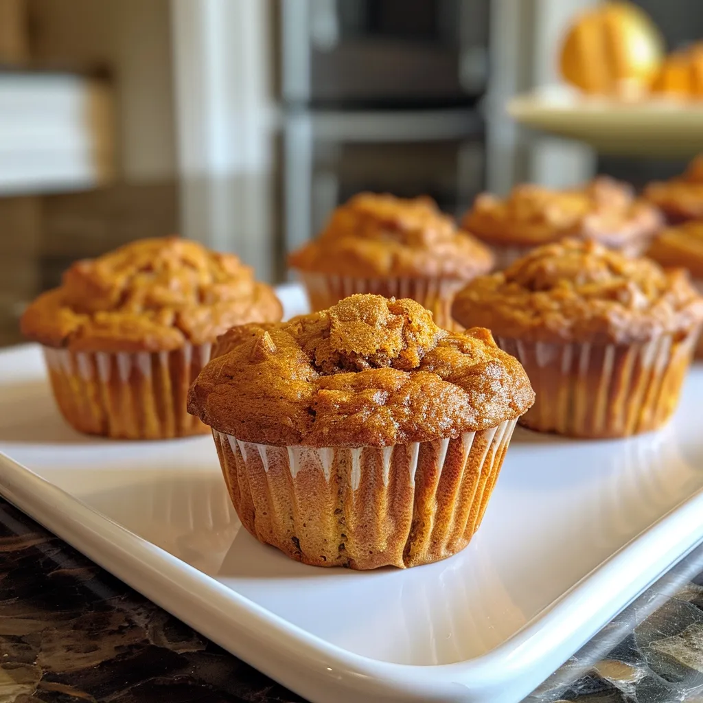 Healthy Greek Yogurt Pumpkin Muffins