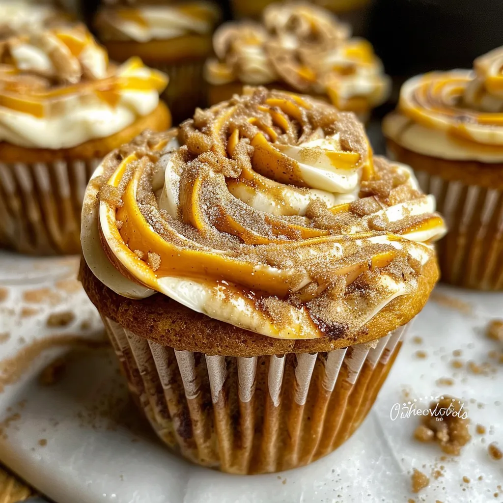 Tasty Pumpkin Cream Cheese Swirl Muffins