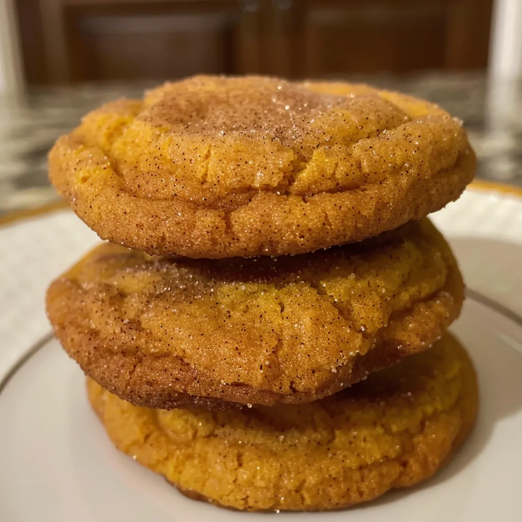 Pumpkin Snickerdoodle Cookies