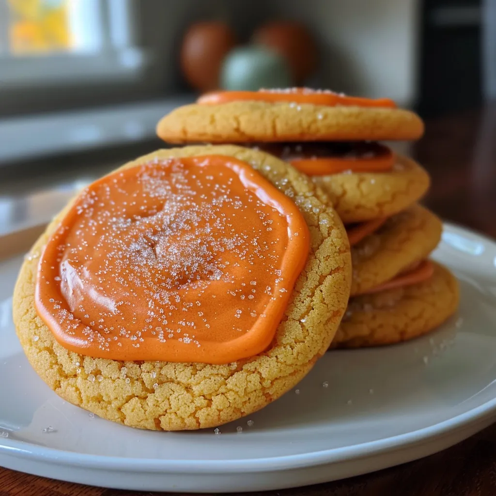 Pumpkin Sugar Cookies
