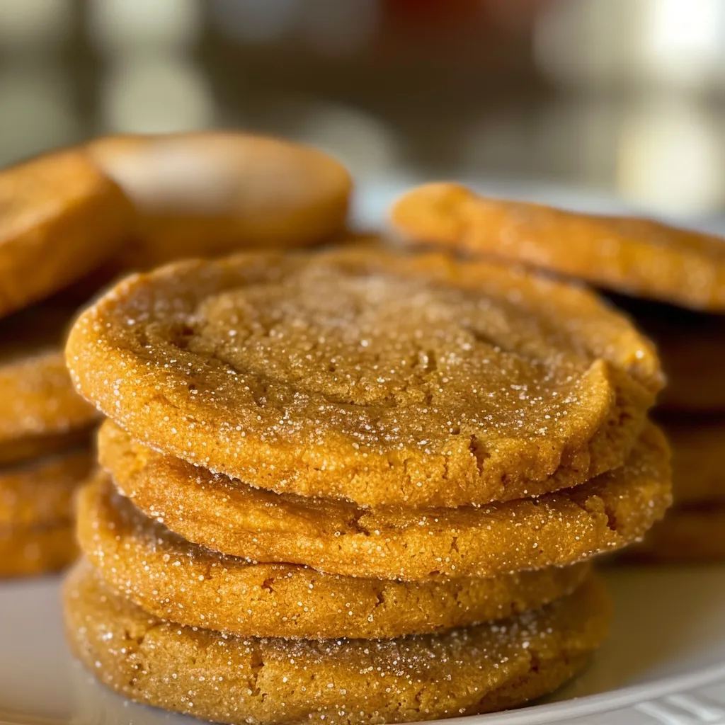 Pumpkin Sugar Cookies