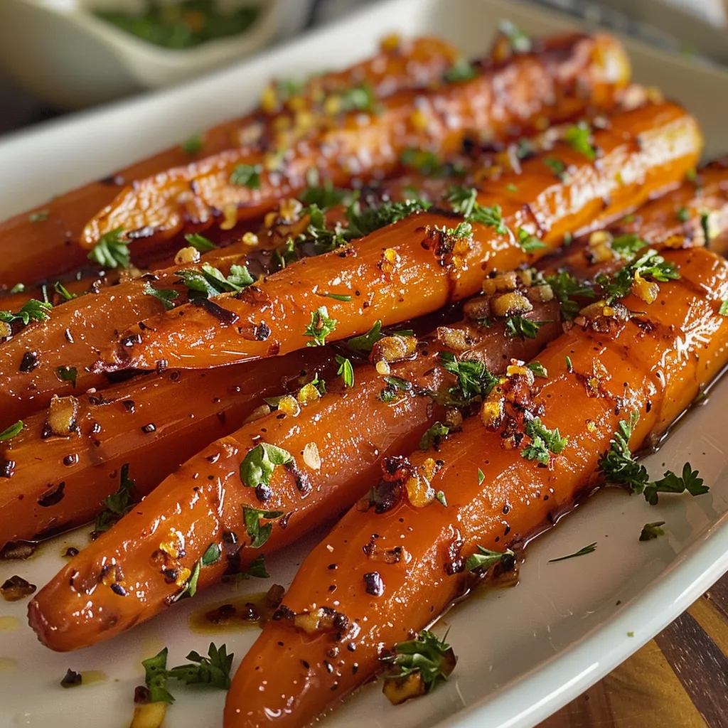 Honey-Balsamic Glazed Carrots with Thyme