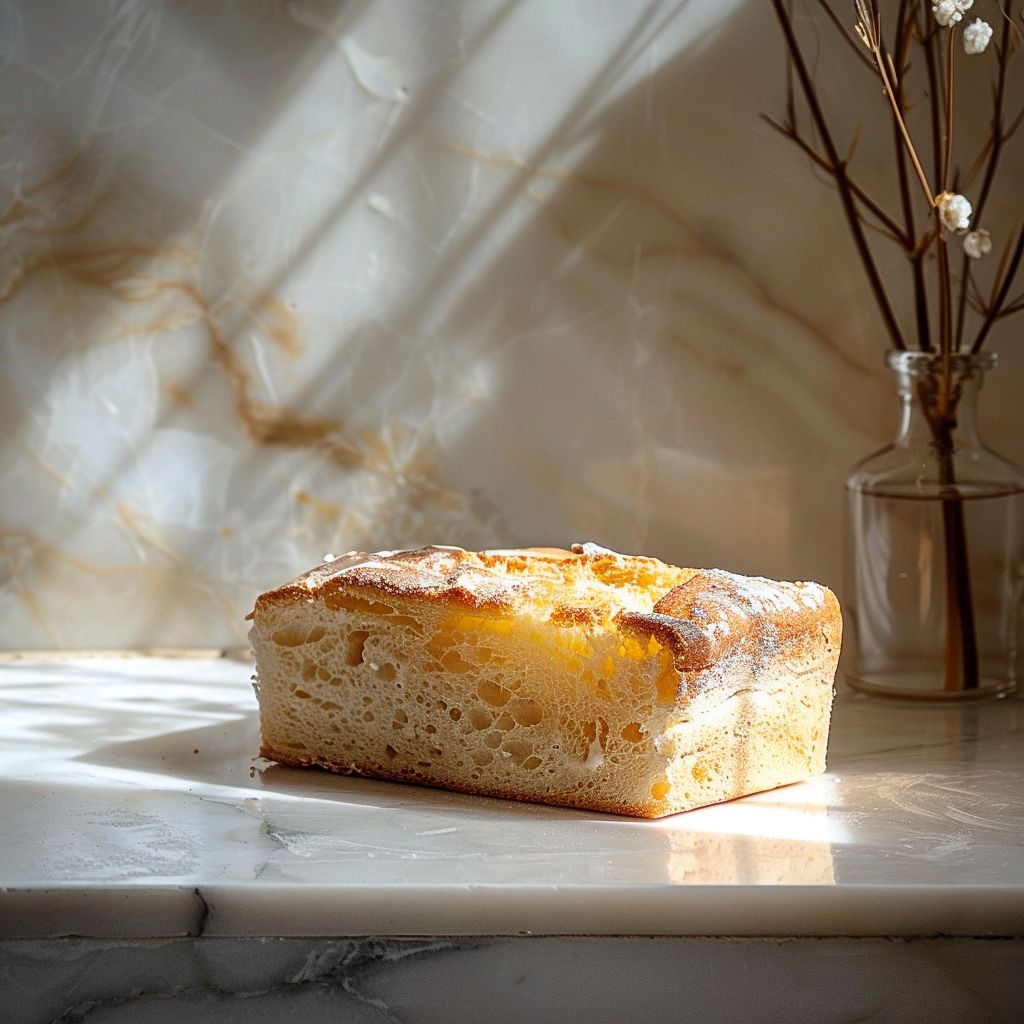 Close-up of a beautifully plated mnaqd4n4yv on a marble countertop with soft natural light.